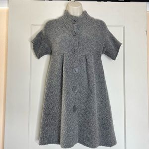 Wool sweater dress, will fit XS and S, gray